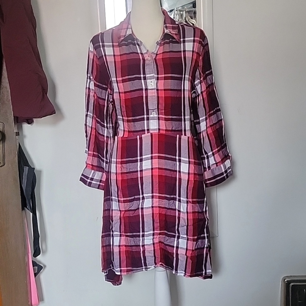 Beautiful Flowy Flannel Dress